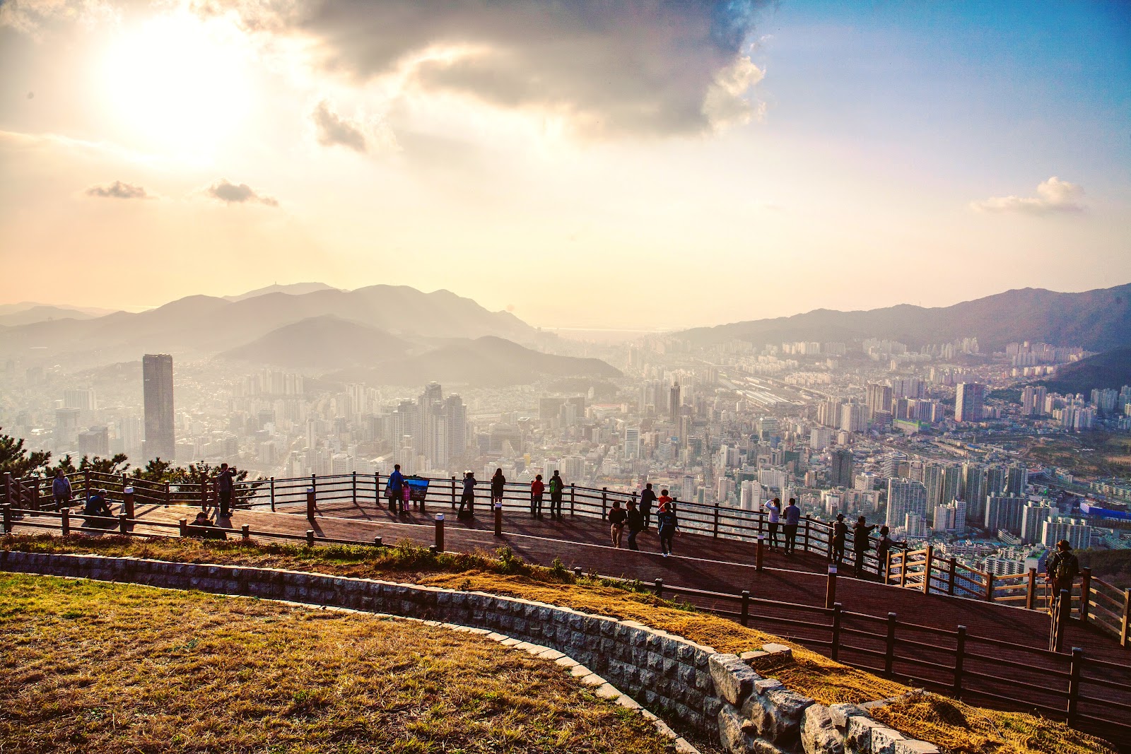 Hwangnyeongsan Beacon in Busan, South Korea