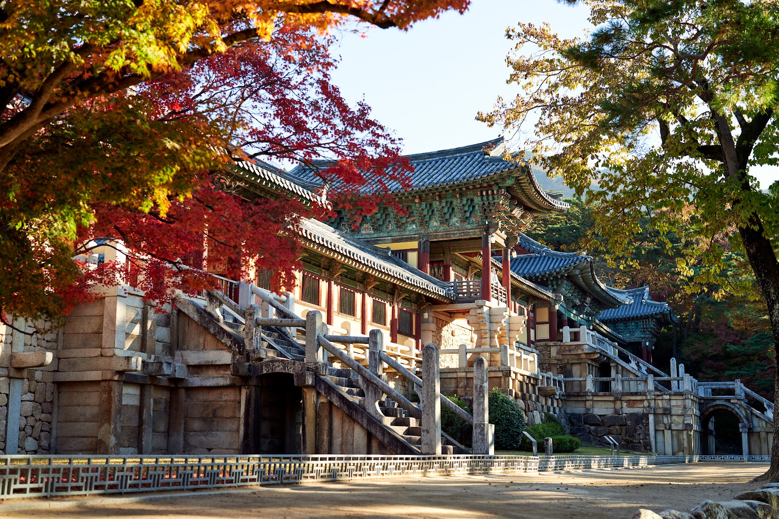 Bulguksa in Busan, South Korea