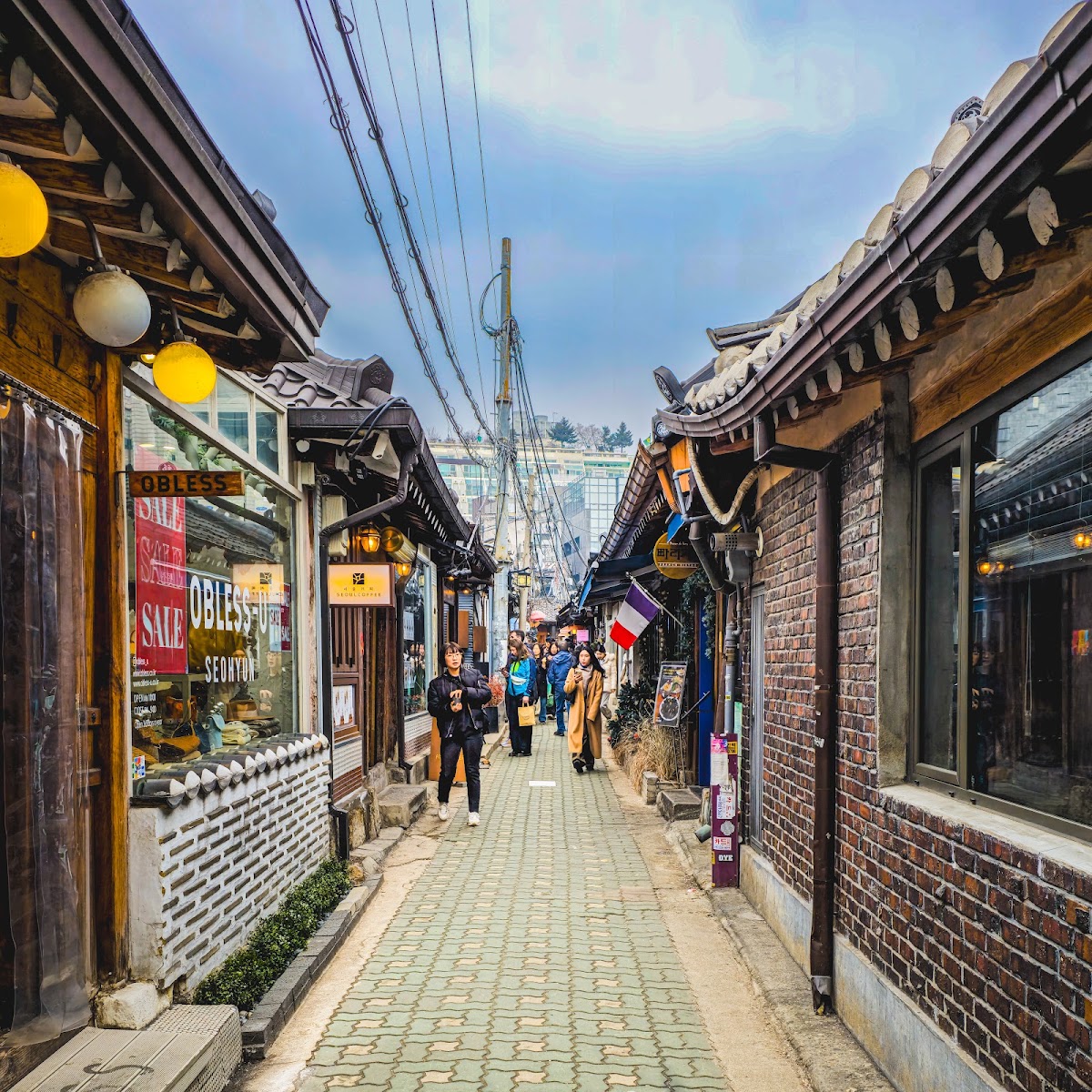 Ikseon-dong Hanok Village in Busan, South Korea