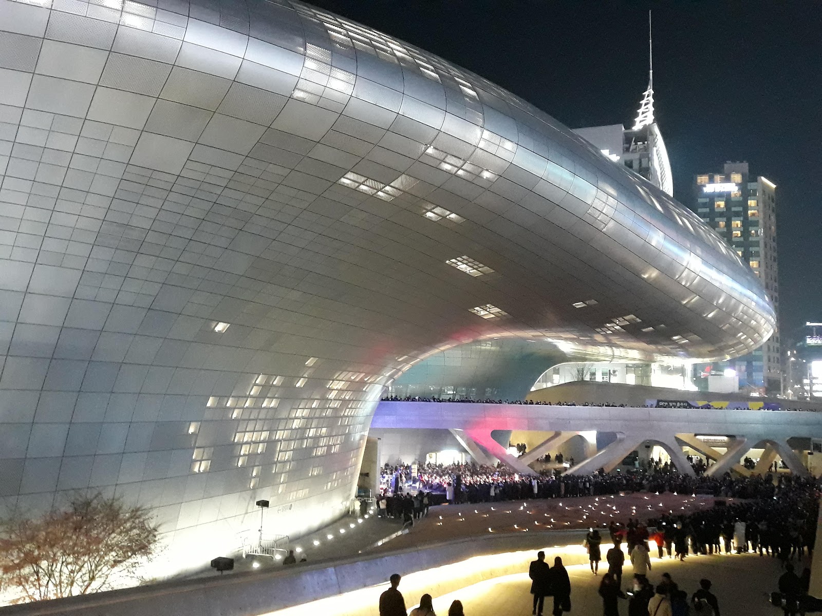 Dongdaemun Design Plaza (DDP) in Busan, South Korea