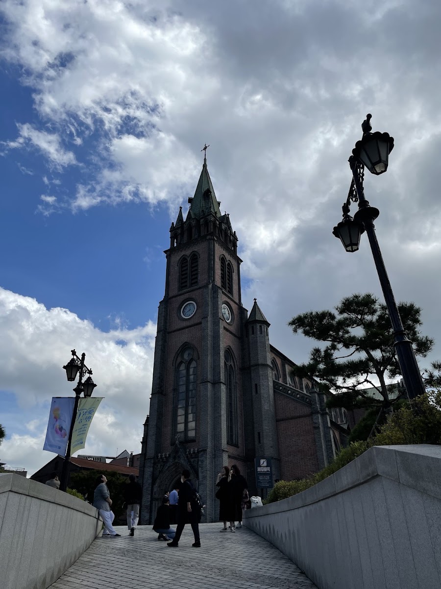 Myeong-dong in Busan, South Korea